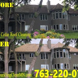 MN Cedar Roof Cleaning