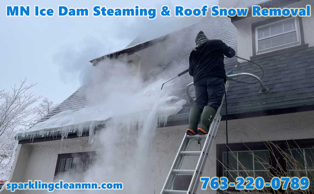 MN Ice Dam Steaming & Roof Snow Removal